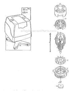 Page A Diagram and Parts List for 748203  Briggs and Stratton Engine